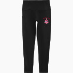 RUSSELL COUNTY HIGH SCHOOL LAKERS <span class="pdp-name-mascot">RUSSELL COUNTY LAKERS</span> Sport-Tek Women's 7/8 High-Rise Legging Front Thumbnail