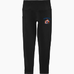 Socal CAVS Basketball CAVS <span class="pdp-name-mascot">CAVS Youth Basketball</span> Sport-Tek Women's 7/8 High-Rise Legging Front Thumbnail