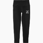 Xavier Falcons Sport-Tek Women's 7/8 High-Rise Legging Front Thumbnail