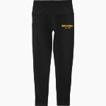 DESERT HOT SPRINGS HIGH SCHOOL GOLDEN EAGLES <span class="pdp-name-mascot">DESERT HOT SPRINGS GOLDEN EAGLES</span> Sport-Tek Women's 7/8 High-Rise Legging Front Thumbnail