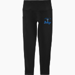 TAHOKA HIGH SCHOOL BULLDOGS <span class="pdp-name-mascot">TAHOKA BULLDOGS</span> Sport-Tek Women's 7/8 High-Rise Legging Front Thumbnail