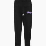 Ben Davis Giants Sport-Tek Women's 7/8 High-Rise Legging Front Thumbnail