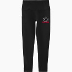 River Edge Little League <span class="pdp-name-mascot">River Edge Little League</span> Sport-Tek Women's 7/8 High-Rise Legging Front Thumbnail