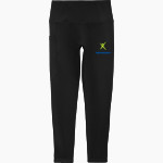 Xceed Preparatory Xceed Preparatory Sport-Tek Women's 7/8 High-Rise Legging Front Thumbnail