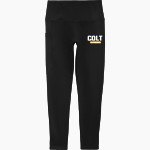 Cape Fear Colts <span class="pdp-name-mascot">Cape Fear Colts</span> Sport-Tek Women's 7/8 High-Rise Legging Front Thumbnail