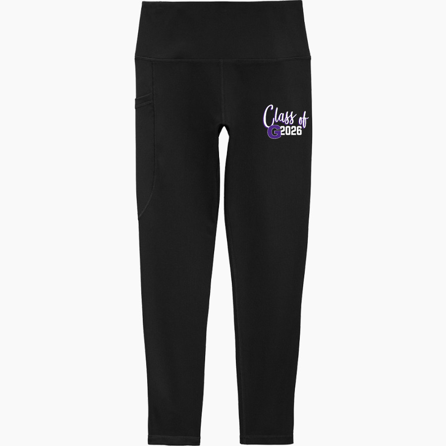 Garfield Bulldogs Sport-Tek Women's 7/8 High-Rise Legging