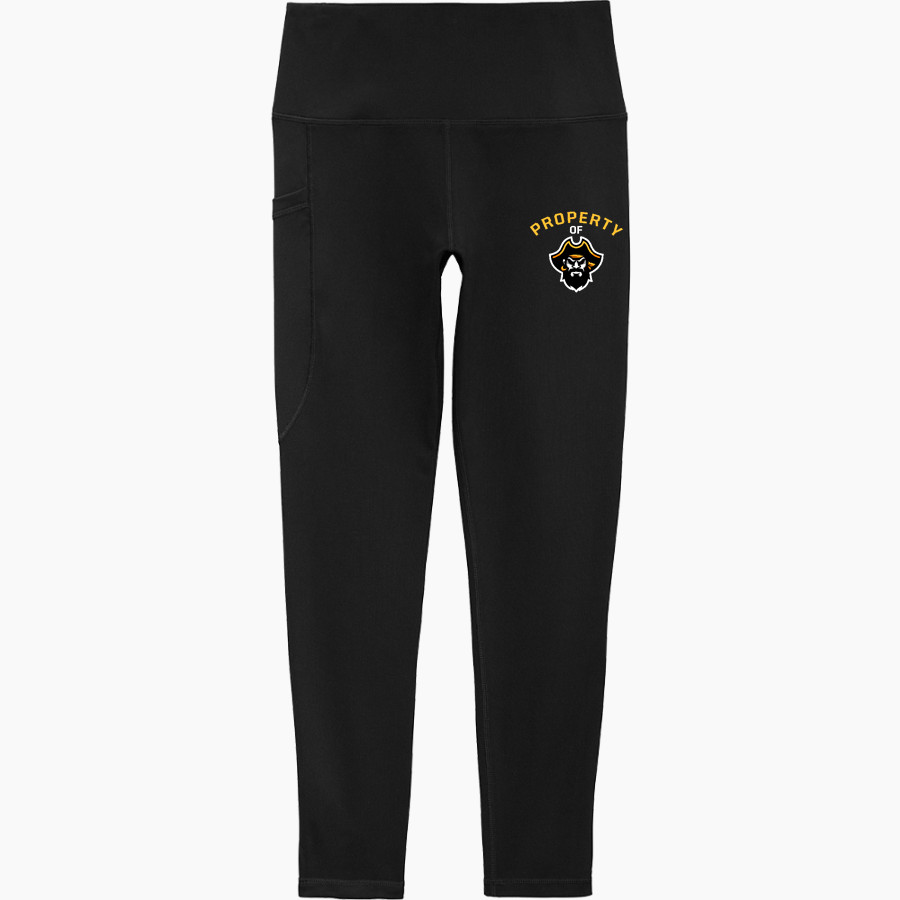 CRANDALL HIGH SCHOOL PIRATES <span class="pdp-name-mascot">CRANDALL PIRATES</span> Sport-Tek Women's 7/8 High-Rise Legging
