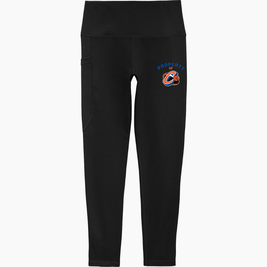 Socal CAVS Basketball CAVS <span class="pdp-name-mascot">CAVS Youth Basketball</span> Sport-Tek Women's 7/8 High-Rise Legging