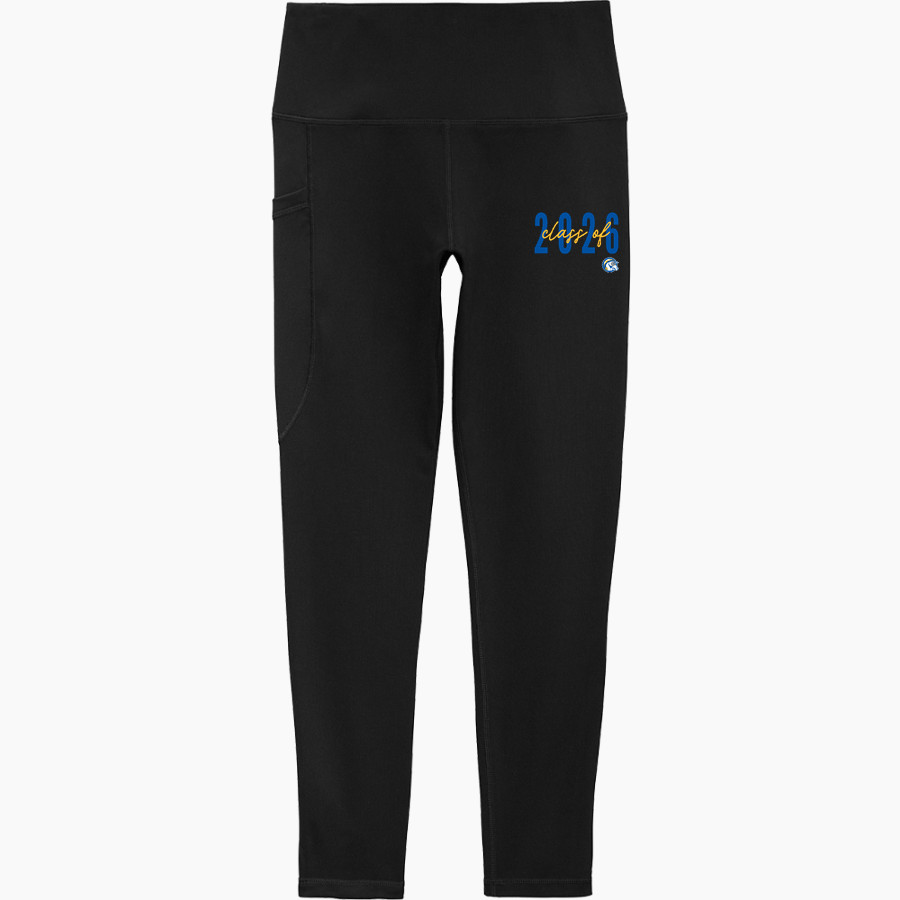 BRIAR CLIFF Chargers Sport-Tek Women's 7/8 High-Rise Legging