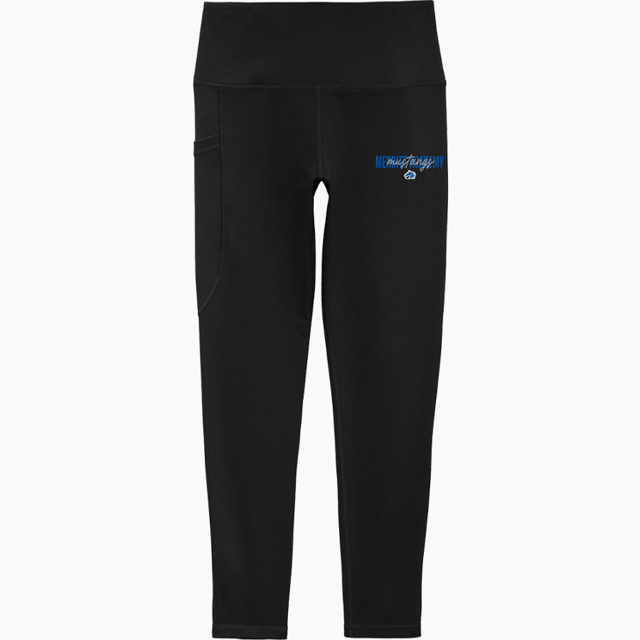 MERRITT ACADEMY HIGH SCHOOL MUSTANGS Sport-Tek Women's 7/8 High-Rise Legging