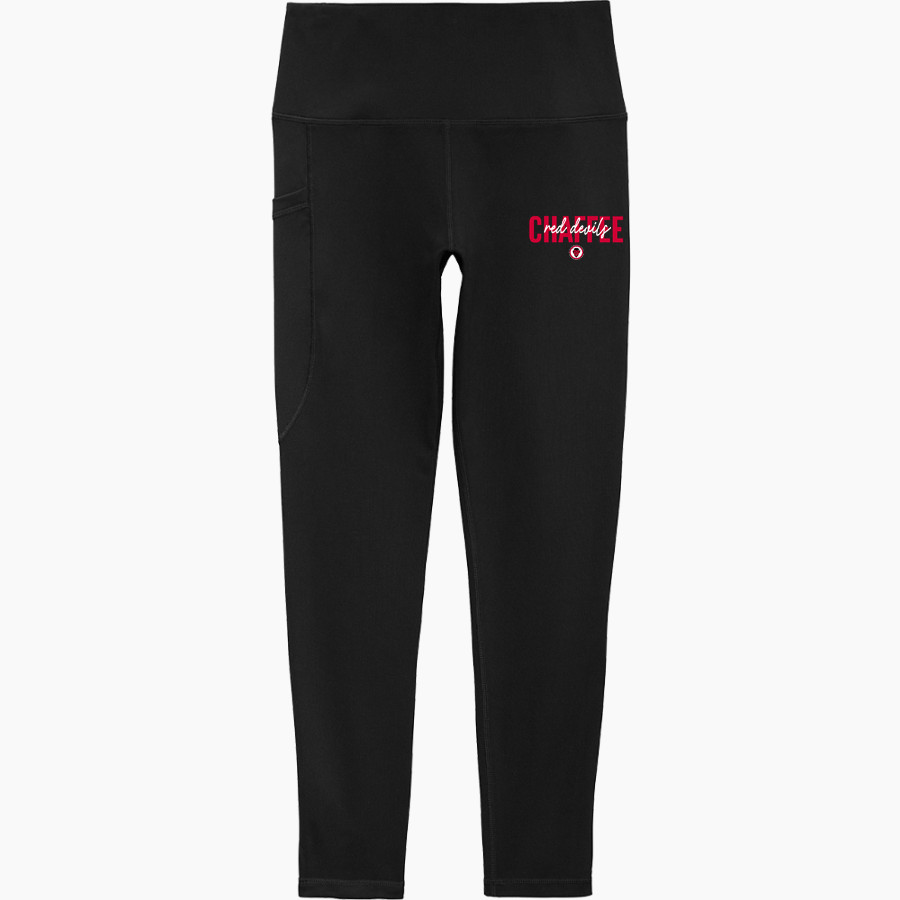 Chaffee Red Devils <span class="pdp-name-mascot">Chaffee Schools Red Devils</span> Sport-Tek Women's 7/8 High-Rise Legging