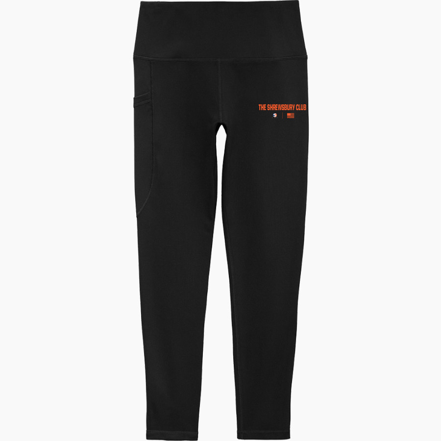 The Shrewsbury Club The Shrewsbury Club Sport-Tek Women's 7/8 High-Rise Legging