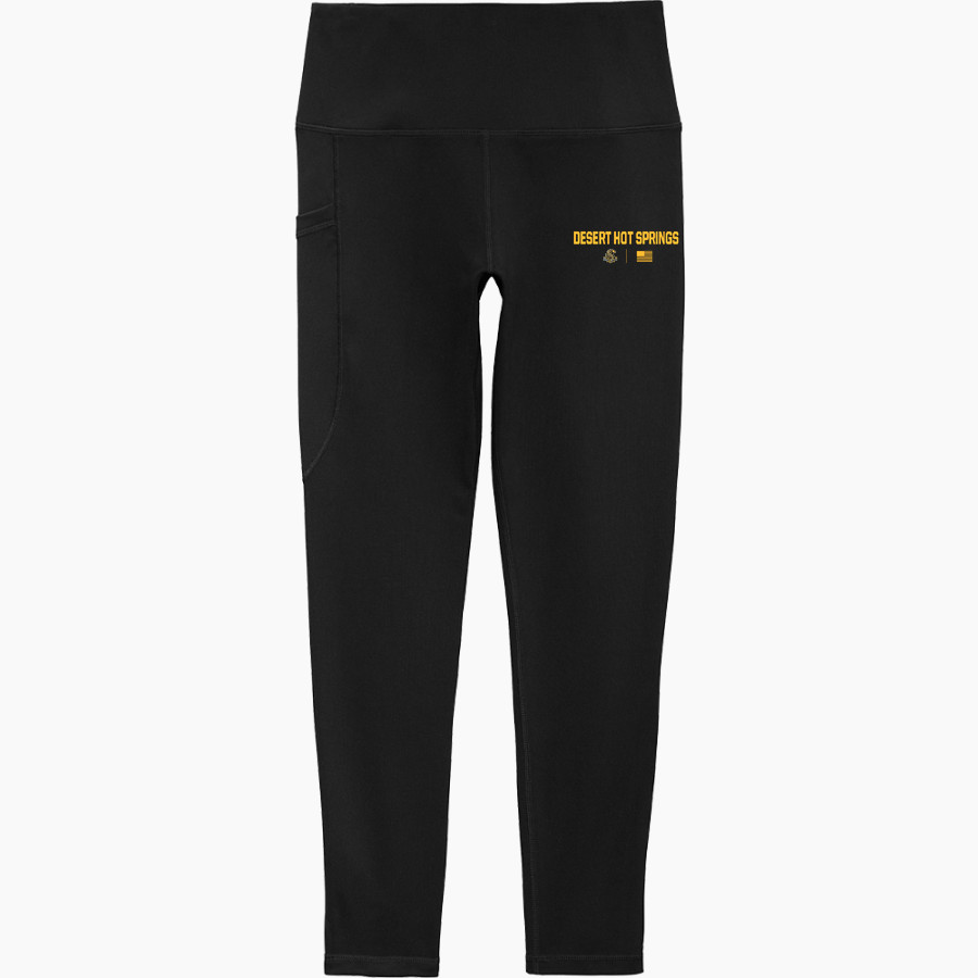 DESERT HOT SPRINGS HIGH SCHOOL GOLDEN EAGLES <span class="pdp-name-mascot">DESERT HOT SPRINGS GOLDEN EAGLES</span> Sport-Tek Women's 7/8 High-Rise Legging