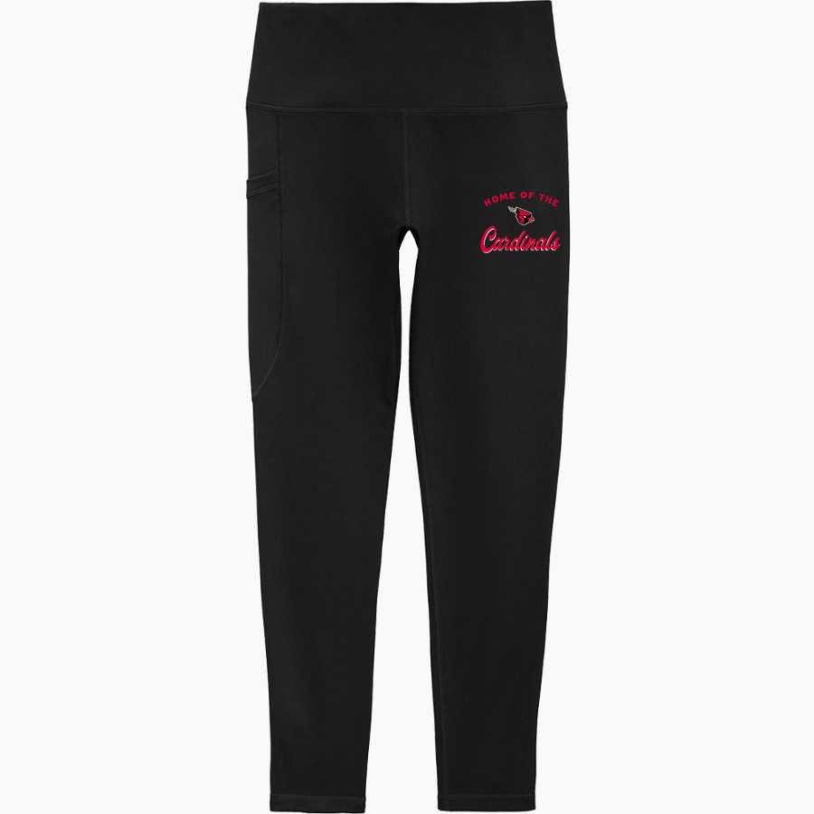 FORRESTON HIGH SCHOOL CARDINALS <span class="pdp-name-mascot">FORRESTON CARDINALS</span> Sport-Tek Women's 7/8 High-Rise Legging