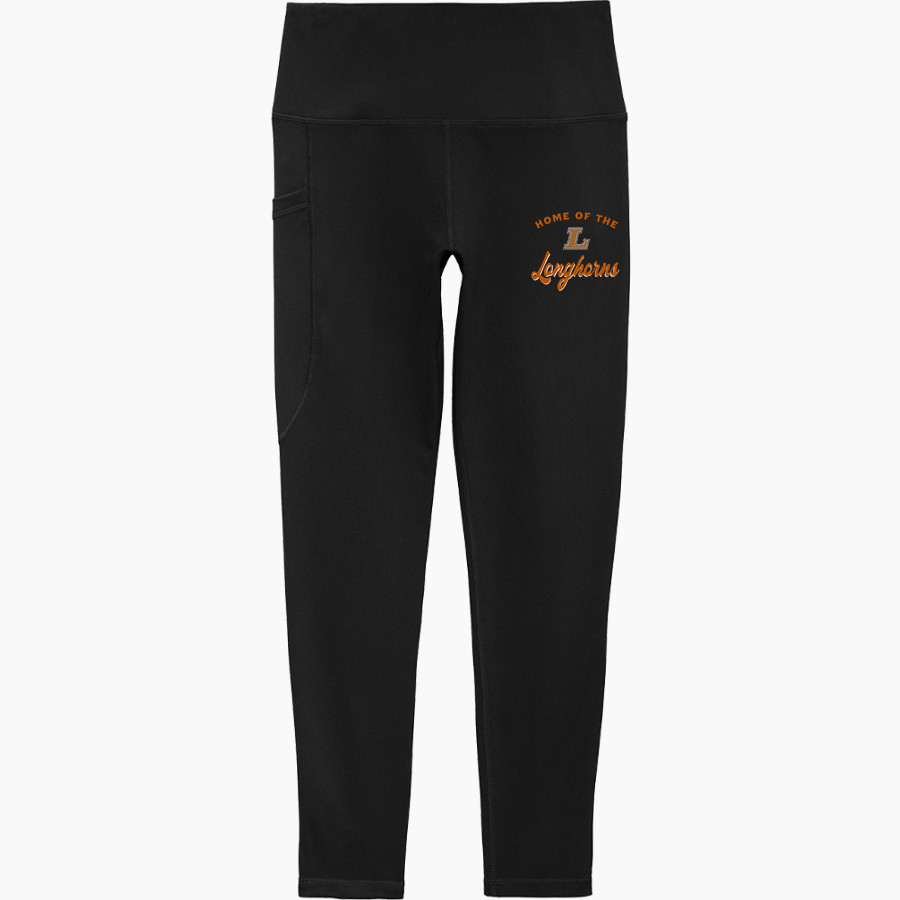 Sycamore Longhorns <span class="pdp-name-mascot">Sycamore Elementary School Longhorns</span> Sport-Tek Women's 7/8 High-Rise Legging