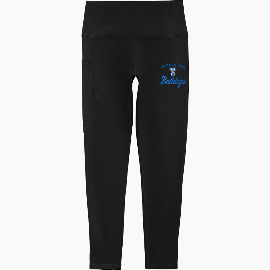 TAHOKA HIGH SCHOOL BULLDOGS <span class="pdp-name-mascot">TAHOKA BULLDOGS</span> Sport-Tek Women's 7/8 High-Rise Legging
