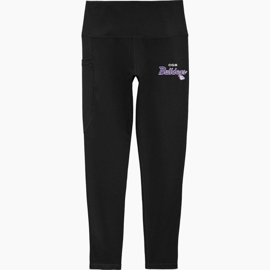 BEMENT MIDDLE SCHOOL BULLDOGS Sport-Tek Women's 7/8 High-Rise Legging