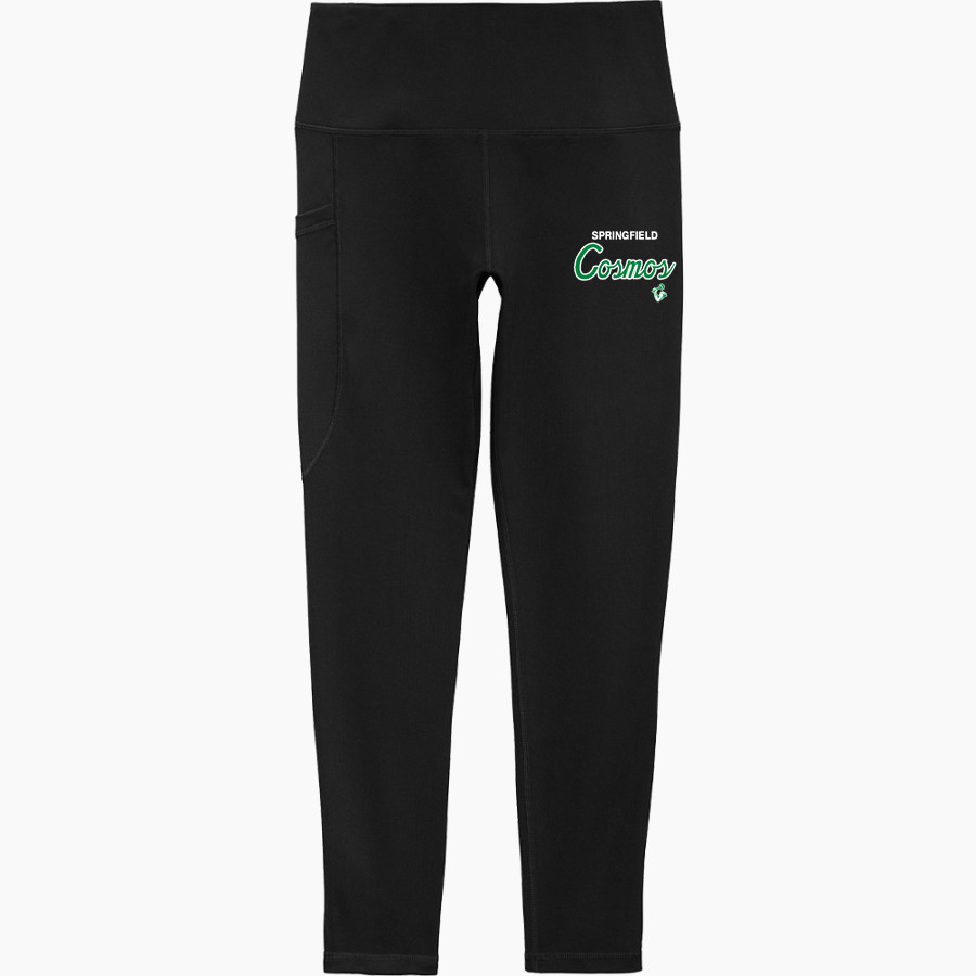 SPRINGFIELD HIGH SCHOOL COSMOS <span class="pdp-name-mascot">SPRINGFIELD COSMOS</span> Sport-Tek Women's 7/8 High-Rise Legging