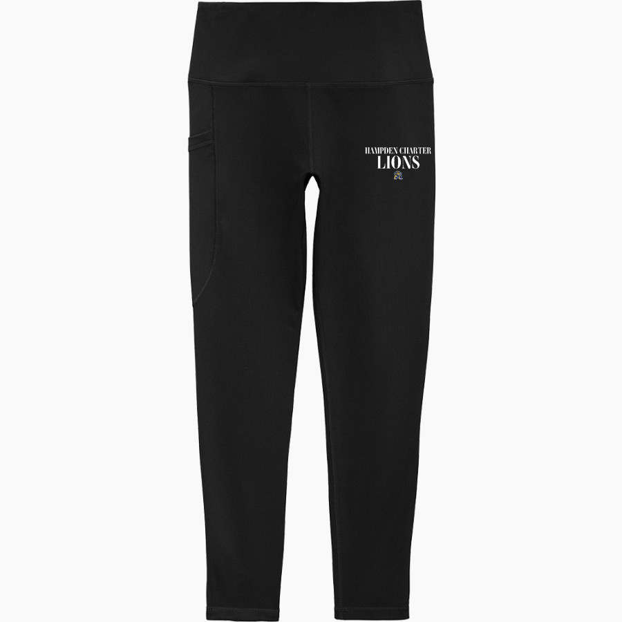 Hampden Charter Lions Sport-Tek Women's 7/8 High-Rise Legging