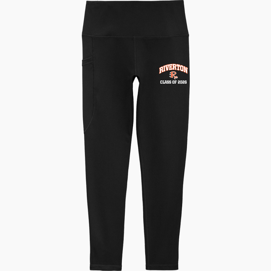 Riverton Hawks Sport-Tek Women's 7/8 High-Rise Legging