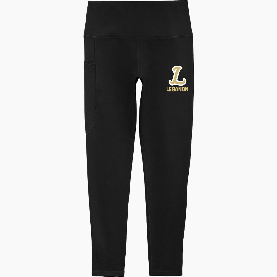 Lebanon Tigers <span class="pdp-name-mascot">Lebanon Tigers</span> Sport-Tek Women's 7/8 High-Rise Legging