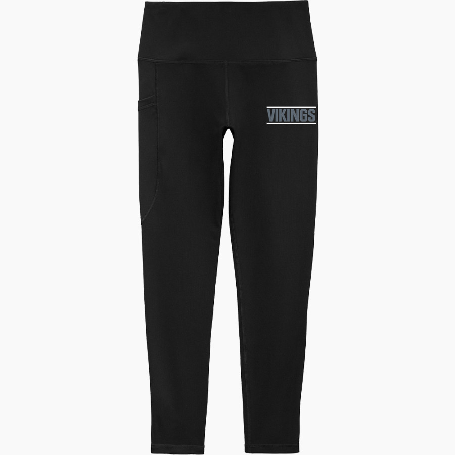 HAZEL PARK HIGH SCHOOL VIKINGS Sport-Tek Women's 7/8 High-Rise Legging