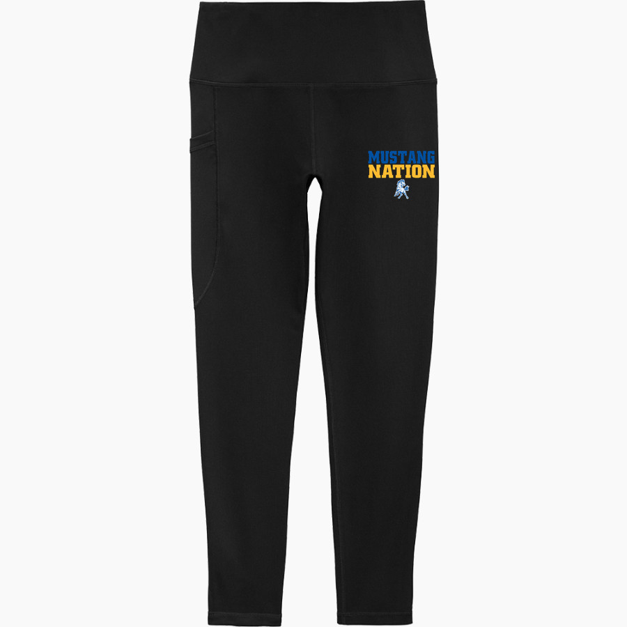 MOUNT MARKHAM HIGH SCHOOL MUSTANGS <span class="pdp-name-mascot">MOUNT MARKHAM MUSTANGS</span> Sport-Tek Women's 7/8 High-Rise Legging