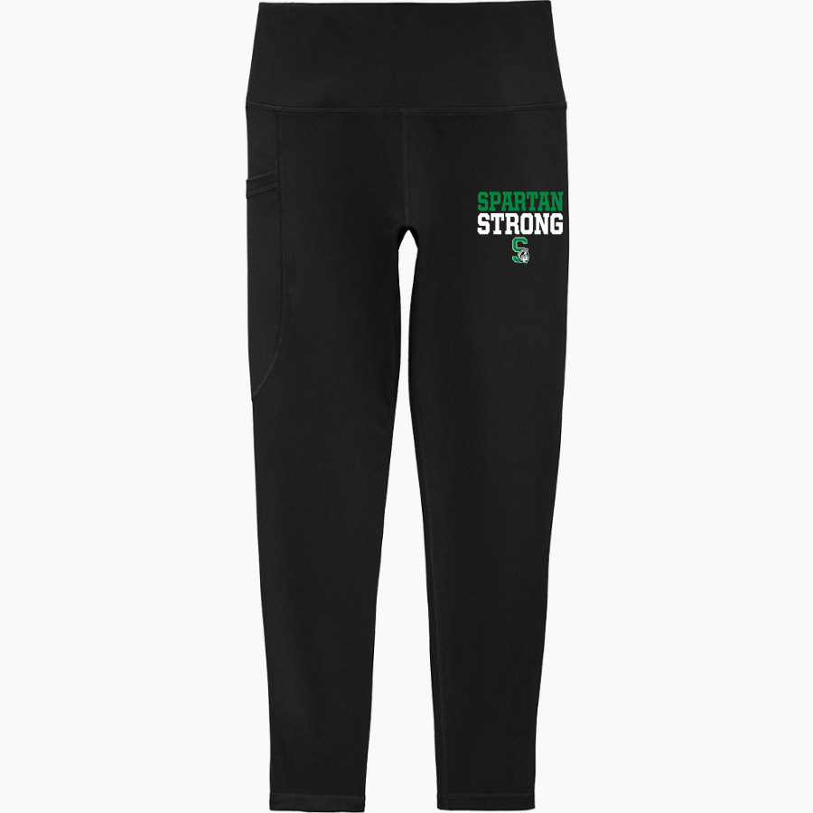WEST MONONA HIGH SCHOOL SPARTANS Sport-Tek Women's 7/8 High-Rise Legging