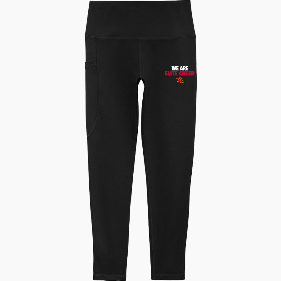 Elite Cheer Online Store <span class="pdp-name-mascot">Elite Cheer</span> Sport-Tek Women's 7/8 High-Rise Legging