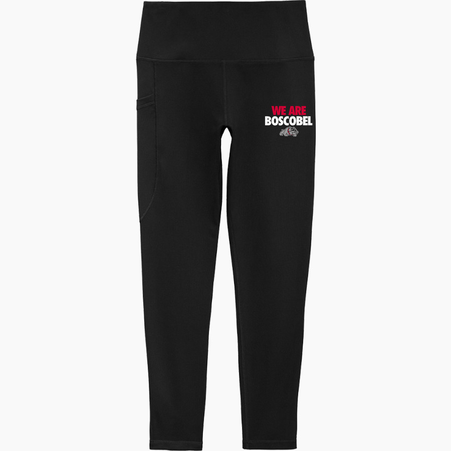 Boscobel Bulldogs Sport-Tek Women's 7/8 High-Rise Legging