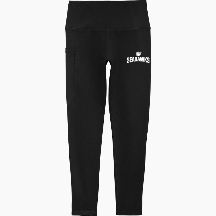 Cape Cod Academy Seahawks Sport-Tek Women's 7/8 High-Rise Legging