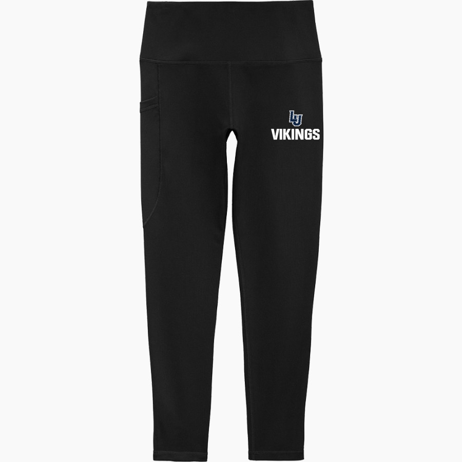 Lawrence University Vikings Online Store Sport-Tek Women's 7/8 High-Rise Legging