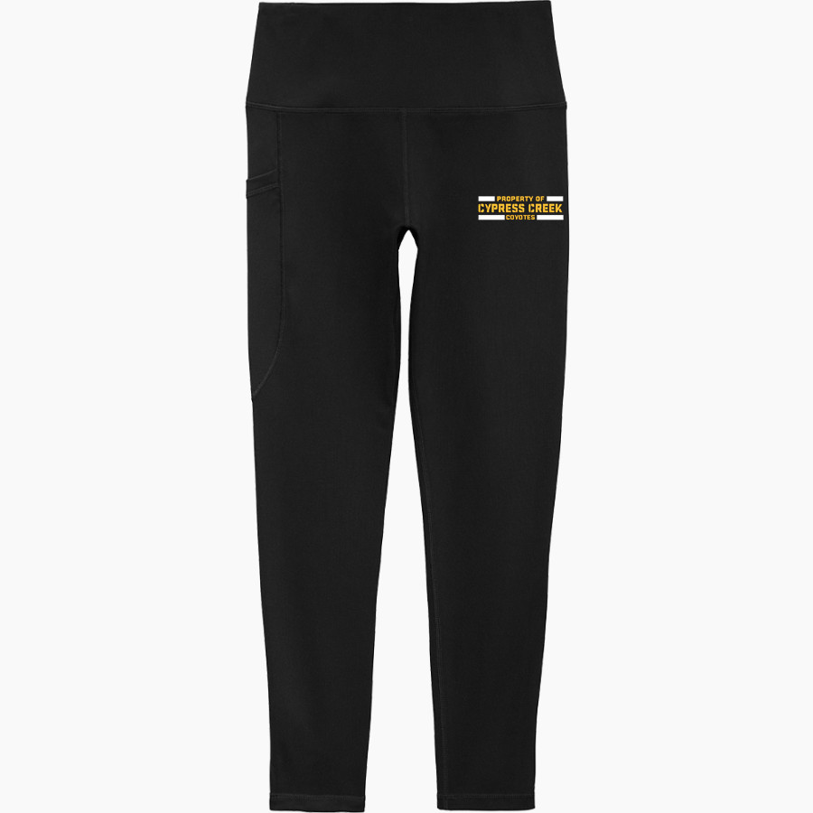 Cypress Creek Coyotes <span class="pdp-name-mascot">Cypress Creek Coyotes</span> Sport-Tek Women's 7/8 High-Rise Legging