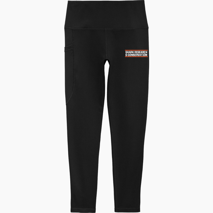 Shark Research & Conservation The Official Online Store Sport-Tek Women's 7/8 High-Rise Legging
