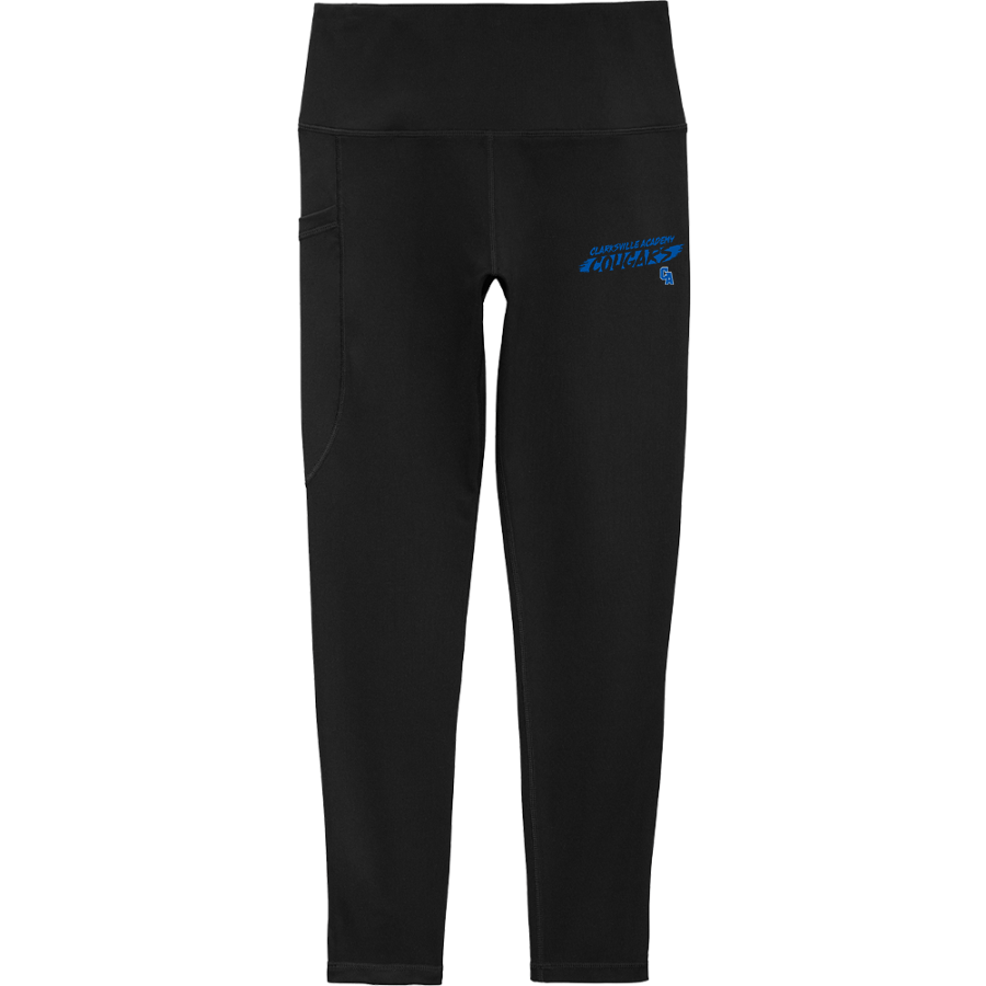 Clarksville Academy Cougars <span class="pdp-name-mascot">Clarksville Academy Cougars</span> Sport-Tek Women's 7/8 High-Rise Legging