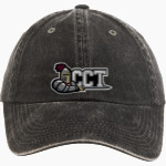 CAPE COD REG TECH HIGH SCHOOL CRUSADERS Port Authority Women's Garment Washed Hat Front Thumbnail