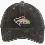 MEADOWBROOK ACADEMY MUSTANGS Port Authority Women's Garment Washed Hat Front Thumbnail