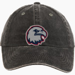 West Caldwell Tech Eagles Port Authority Women's Garment Washed Hat Front Thumbnail