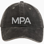Mounds Park Academy Panthers Port Authority Women's Garment Washed Hat Front Thumbnail