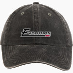 Evolution Lowell Evolution Lowell <span class="pdp-name-mascot">Evolution Lowell</span> Port Authority Women's Garment Washed Hat Front Thumbnail