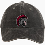 SOMERSET HIGH SCHOOL SPARTANS <span class="pdp-name-mascot">SOMERSET SPARTANS</span> Port Authority Women's Garment Washed Hat Front Thumbnail