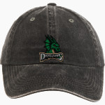 WEST DAVIDSON HIGH SCHOOL DRAGONS Port Authority Women's Garment Washed Hat Front Thumbnail