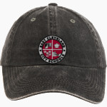SHAW HIGH SCHOOL CARDINALS <span class="pdp-name-mascot">SHAW CARDINALS</span> Port Authority Women's Garment Washed Hat Front Thumbnail