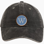 Westtown School official sideline store <span class="pdp-name-mascot">Westtown Pioneers</span> Port Authority Women's Garment Washed Hat Front Thumbnail