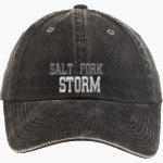 Salt Fork Storm <span class="pdp-name-mascot">Salt Fork Storm</span> Port Authority Women's Garment Washed Hat Front Thumbnail