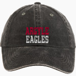 ARGYLE HIGH SCHOOL EAGLES <span class="pdp-name-mascot">ARGYLE EAGLES</span> Port Authority Women's Garment Washed Hat Front Thumbnail