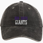 Ben Davis Giants <span class="pdp-name-mascot">Ben Davis Giants</span> Port Authority Women's Garment Washed Hat Front Thumbnail