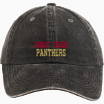 CANEY CREEK HIGH SCHOOL PANTHERS Port Authority Women's Garment Washed Hat Front Thumbnail
