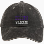 DULUTH HIGH SCHOOL WILDCATS <span class="pdp-name-mascot">DULUTH WILDCATS</span> Port Authority Women's Garment Washed Hat Front Thumbnail