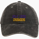 Holy Cross Crusaders <span class="pdp-name-mascot">Holy Cross School Crusaders</span> Port Authority Women's Garment Washed Hat Front Thumbnail